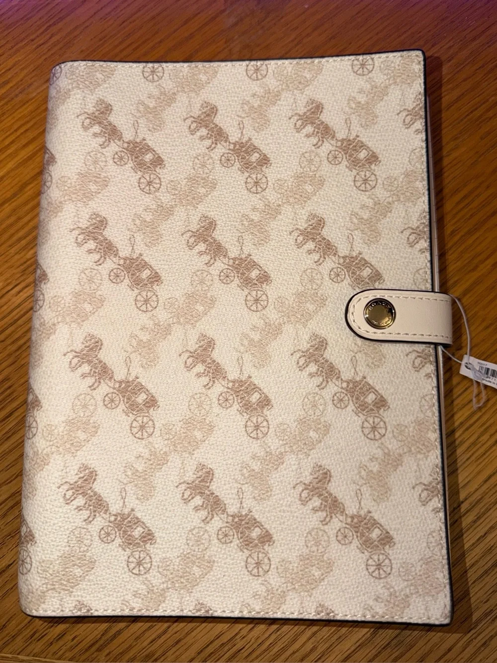 Coach Notebook with Horse and Carriage NWT FIRM PRICE